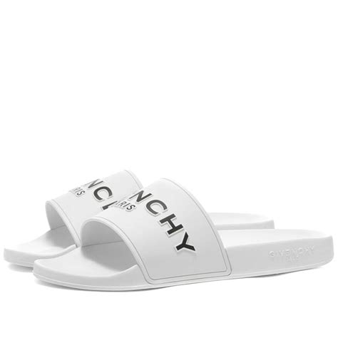 givenchy slides white|givenchy slides white and black.